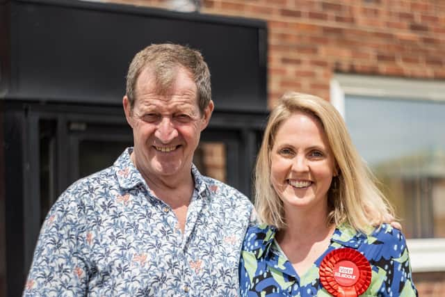 Alastair Campbell Endorses Former Colleague For Aylesbury Constituency During Visit