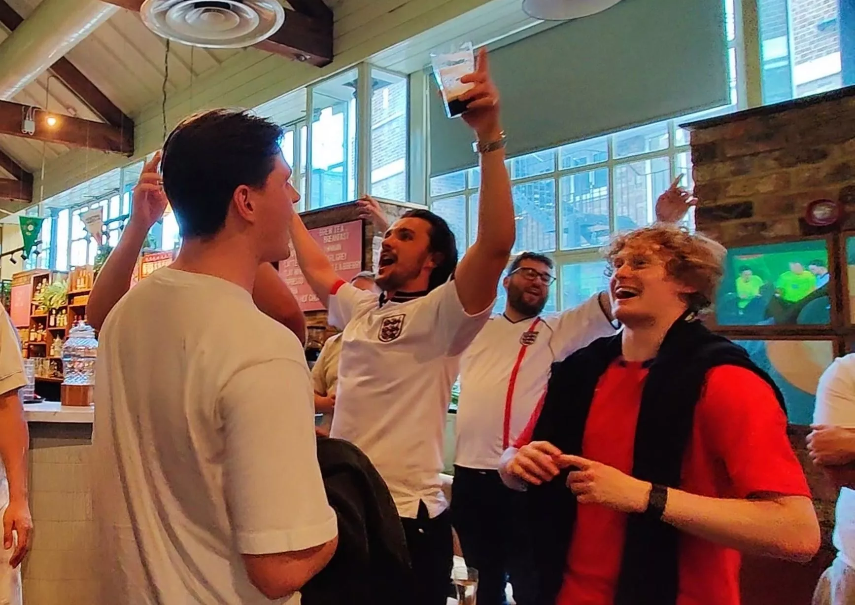 Cambridge Fans Watch As Jude Bellingham And Harry Kane Take England Into Euro 2024 Quarter Final