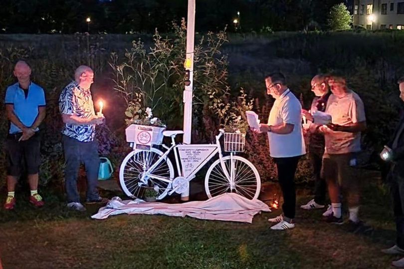 'ghost Bike' Unveiled To Remember Cyclist 'tragically Killed' In Cambridgeshire