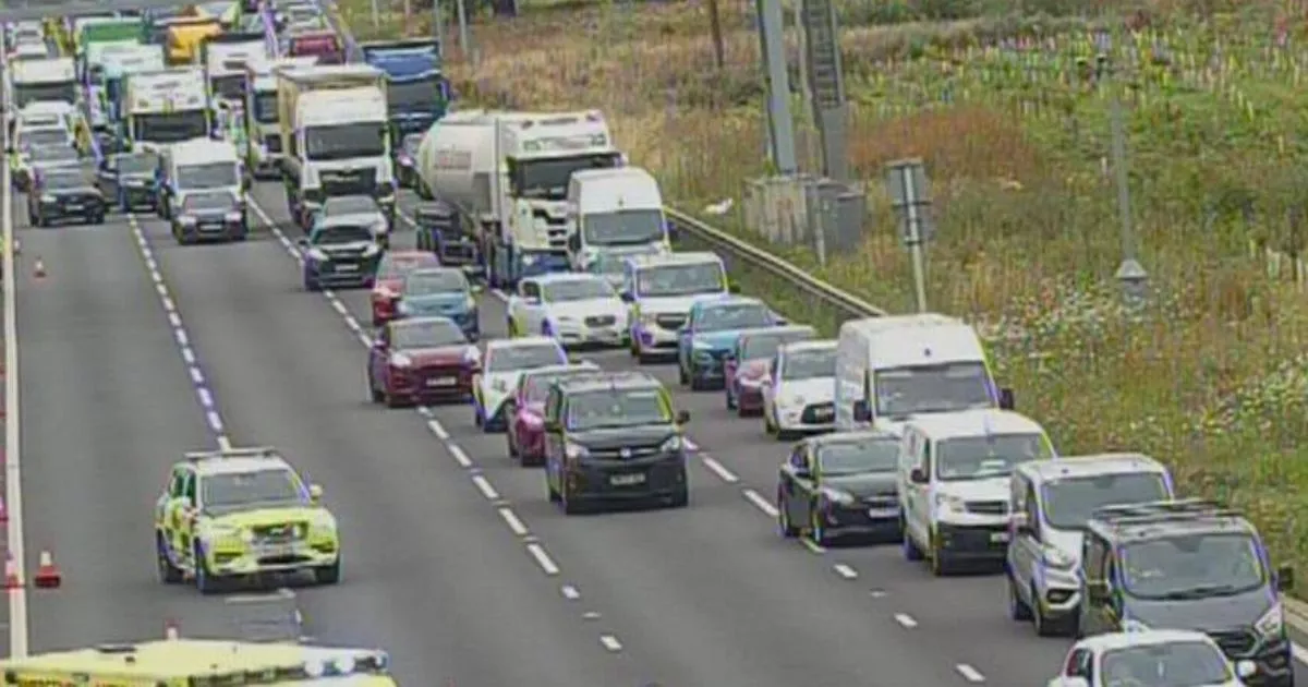 Live A14 Traffic Updates Today As Crash Leaves Three Lanes Closed In Cambridgeshire