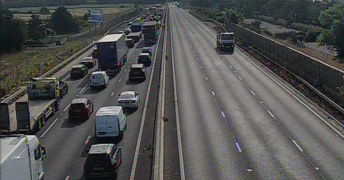 Live A14 Updates As Vehicle Fire Blocks Road