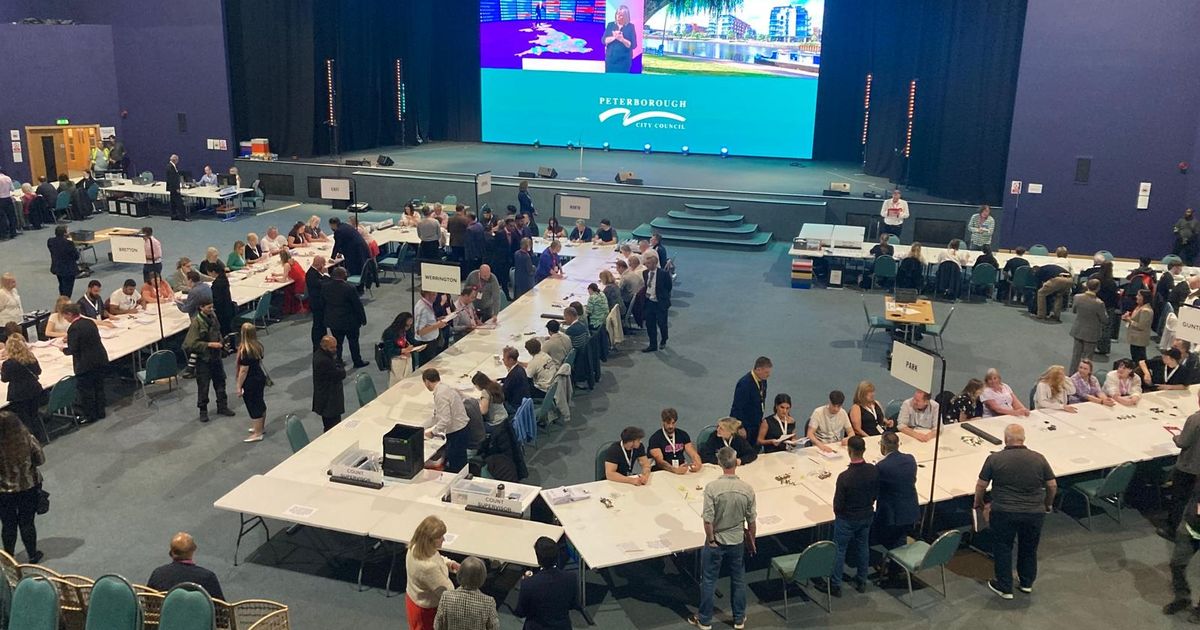 Live Peterborough General Election Updates As Counting Begins