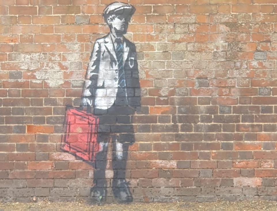 New Graffiti 'could Be A Banksy' Appears Outside Marlow School