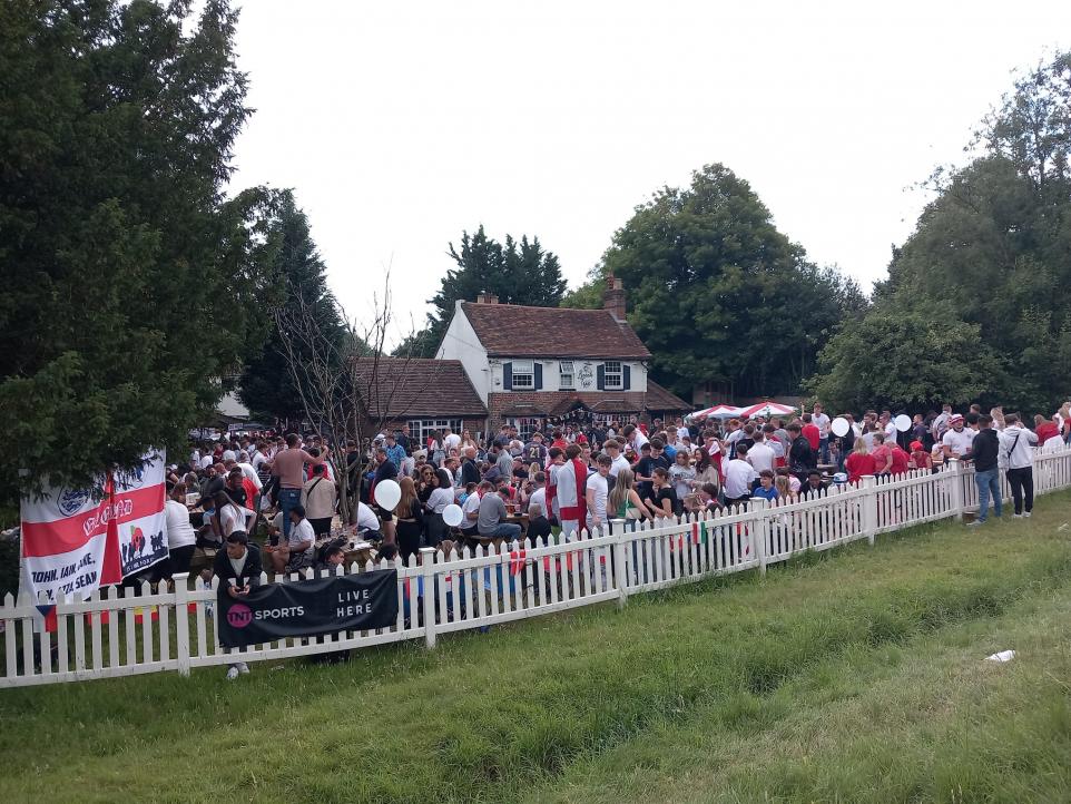 Thousands Of Fans Visit Hazlemere' Beech Tree For Euro Final