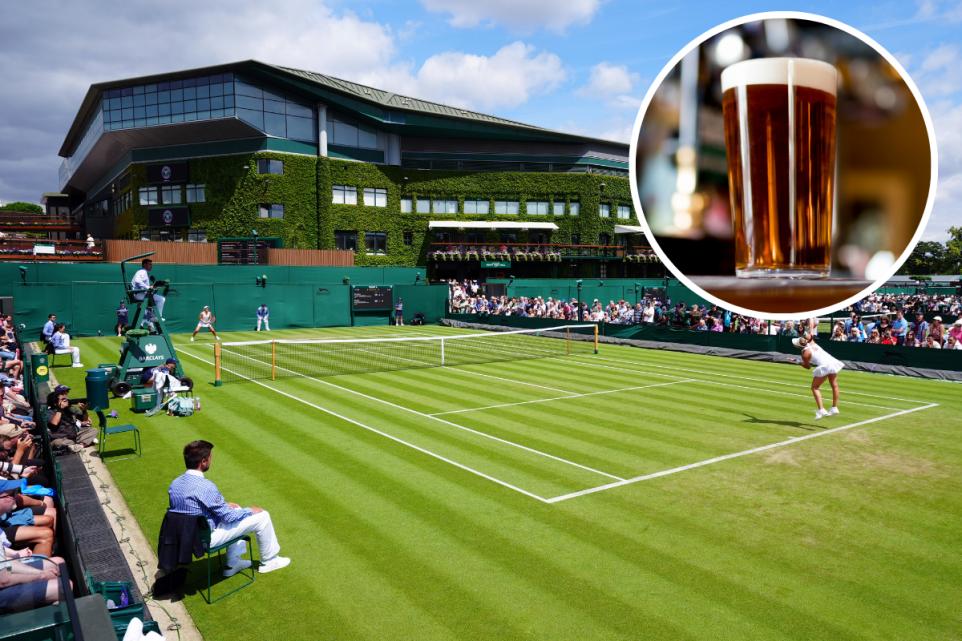 Wimbledon 2024 drink prices revealed - what you'll be paying