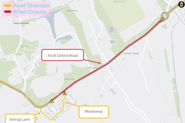 Busy Road Into Aylesbury Closed For Two Weeks Due To Hs2 Works